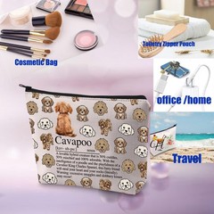 PXTIDY Cavapoo Dog Lovers Gift Definition Cosmetic ONE SIDE, Beige