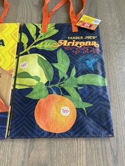 Trader Joes Recycled Arizona Reusable Shopping Bags Totes Set Of 2 New