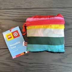 Lego Logo Reusable Tote Bag Multicolor Limited Edition