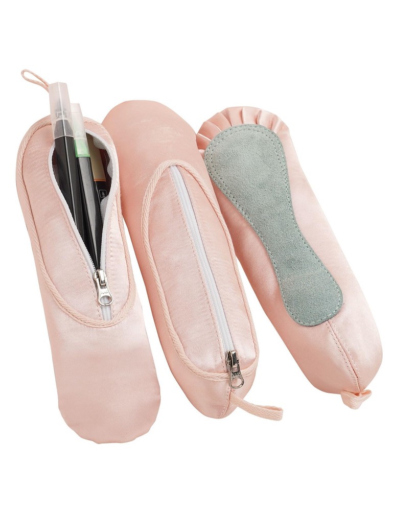 Ballet Shoe Makeup Bag, Small Cosmetic Ballerina Gifts Pink