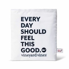 NWT VINEYARD VINES For Target Everyday Should Feel This Good Reusable Bag Pouch