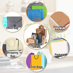 Adjustable Shopping Bag Organizer – Great for Storing Folded Cloth, Paper, Lunch