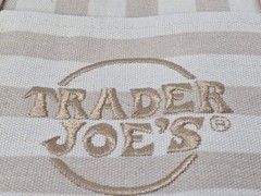 Trader Joe’s Striped Desert Sand Mini Tote Bag NWT Free Shipping