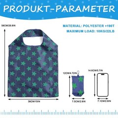 Foldable Reusable Shopping Bagstote Bags 6 Pack Grocery Bags With Hook Ecofriend