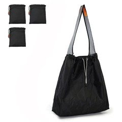 3 Pack Ripstop Nylon Foldable Reusable Grocery Shopping Bag with Pouch & Inne…