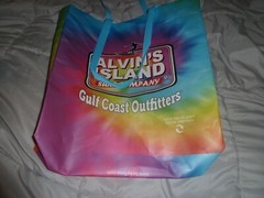 Alvins Island Surf Company Multicolor Tie Die Large Reusable Shopping Bag Tote