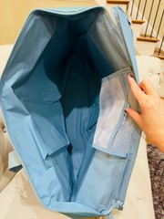 Trader Joe’s Dusty Blue Insulated Bag – Large 18”Lx7”Dx13”H