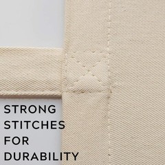 Cotton Tote Bag, Foldable Shopping, Sturdy Handles, Lightweight, Reusable