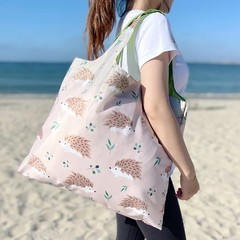 Allybag Foldable & Lightweight Reusable Grocery Bag, 3 Pack, Leopard and Porc…