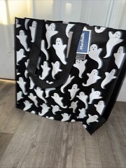 👻 Marshall’s Reusable Tote Bag~19”X 17” X 8 HALLOWEEN GHOSTS/GLOW IN THE DARK
