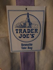 Traders Joe’s Large Lavender Recycle Bag Shopping Tote