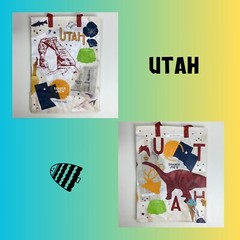 Trader Joes Re-useable Shopping Tote Gift Bag Utah State NEW