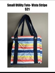 THIRTY ONE Small Utility Tote AI86 Vista Stripe (#2)