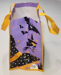 Publix HALLOWEEN Purple Orange Reusable Tote Bag Genuine Green Bag