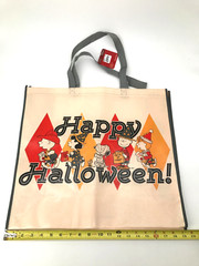 Halloween Peanuts Snoopy Kohl’s LARGE Reusable Shopping Grocery Gift Bag READ