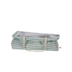 Teal Striped Krush Container AllPurpose Utility Tote