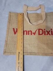 Winn Dixie Burlap Shopping Tote Bag