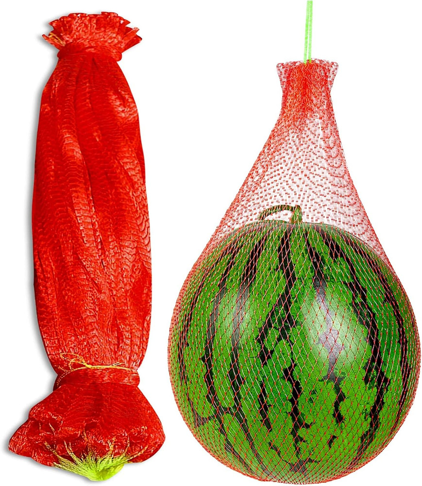 Resuable Nylon Mesh Bags, Hanging Watermelon Nets Bags, Thicker Reusable Fruit N
