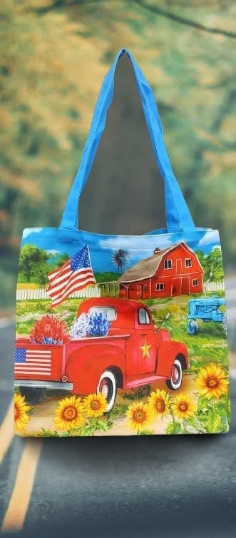 Briarwood Lane Land Of The Free Summer Canvas Tote Bag