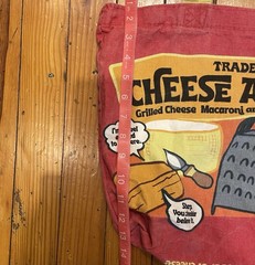 Trader Joe’s Cheese Adventures/Experience Reusable Red Canvas Tote Bag