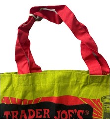 NWT Trader Joe’s Cotton PICKLES IN JAR Canvas Tote Reusable Grocery Tote Bag