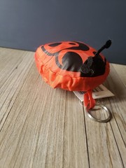 NWT Small Natural Grocers Bag Reusable Shopping Tote Lady Bug Zip Pouch
