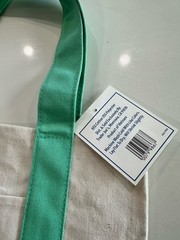 Trader Joe’s Mini Pastel Green Canvas Tote Bag Limited 2025 Edition Brand New