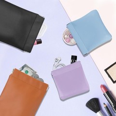 6 PCS Pocket Cosmetic Bag, Small Makeup Bag for Women 6 color 3 size