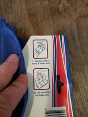 2 Demoulas Market Basket Foldaway Reusable Shopping Bags-New!