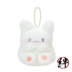 Sanrio SANRIO Mascot Holder: Hanamaru Ghost Nap on a Fluffy White Cloud 575933