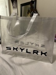 Justin Bieber SKYLRK Coachella 2026 Reusable Clear Tote Bag Brand New