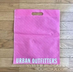 URBAN OUTFITTERS Pink Fabric Shopping Tote Gift Bag Dust Bag