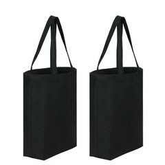 CVNDKN Canvas Tote Bags 2 Pcs Multi-Purpose Reusable Blank Bags Use For Grocery,