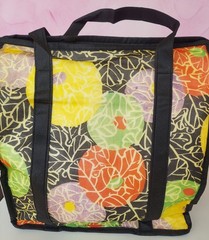 Keep Cool Insulated Soft Tote Bag Yellow Large Cooler Grocery Beach Picnic