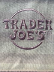 Trader Joe’s 2026 Pink Striped Mini Canvas Tote Bag Pastel Limited Edition RARE!