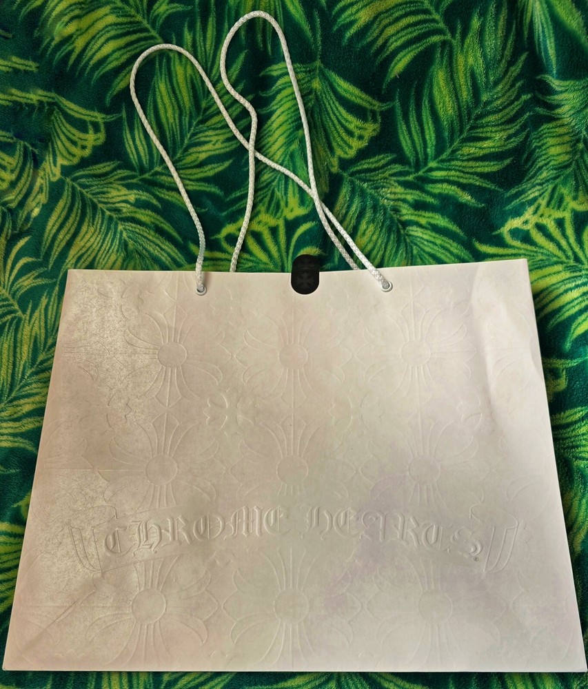 AUTHENTIC Chrome Hearts HAWAII – White Reusable Shopping Gift Bag – Large