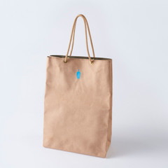 Blue Bottle Coffee x MAKOO Shopping Bag S & M Set Recycled Leather JAPAN NEW