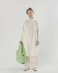 NWT Baggu Standard Reusable Bag Mint Pixel Gingham US seller Sold Out Rare H2F