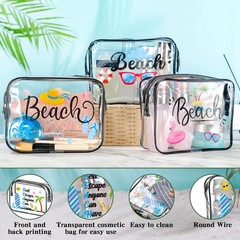 Cunno Makeup Bags Gifts for Women Teacher Beach Cruise Swim Nurse Multicolor