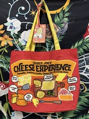 Trader Joe’s Large ‘Cheese Experience’ Reusable Canvas Shopping Bag