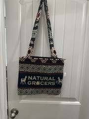 Natural Grocers Shopping Tote Reusable Zip Top
