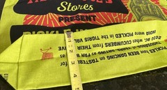 Trader Joe’s PICKLE IN A JAR Canvas Cotton Tote Reusable Grocery Tote Bag Green