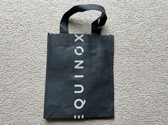 Equinox Gym Grey Reusable Shopping Tote Bag Small 11” x 9″ New Retail Bag Nice