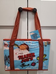 Trader Joes Stand-Up Collapsible Sturdy Moon Tote Bag New