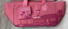 Pink Trader Joe’s Mini Insulated Cooler Bag 1.5 Gal Tote Pastel Spring Lunch