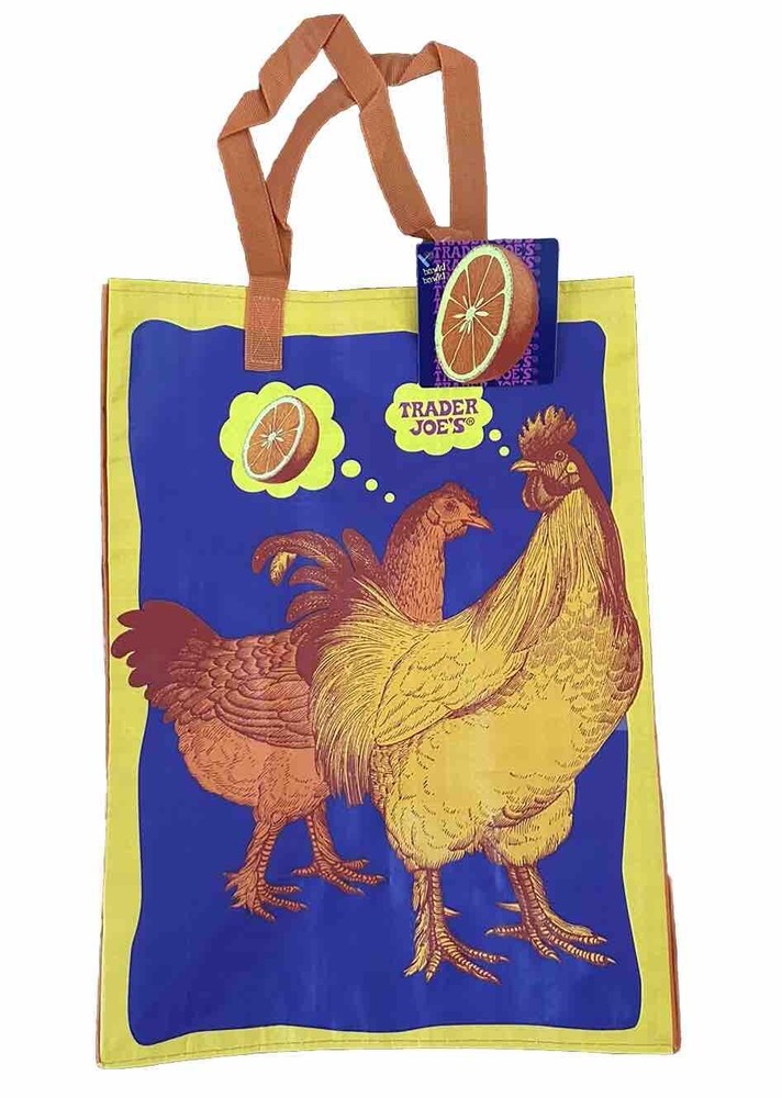 TRADER JOE’S “ORANGE CHICKEN” Rare Reusable Shopping Bag New With Tags NWT