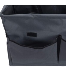 Household Essentials Grey Krush Canvas Utility Tote with Pockets | Reusable