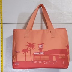 Trader Joes Insulated Cooler Tote Bag Large Reusable Grocery Shopping Bag