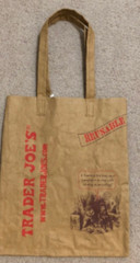 Trader Joe’s Washable Tote Paper Reusable ICONIC Grocery Bag Shopper