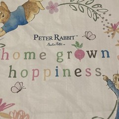 Tesco Peter Rabbit Tote Bag Beatrix Potter Bunny 2023 Home Grown Butterfly New